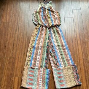 🟠🟠Mimi Chica Sleeveless Jumpsuit🟠🟠